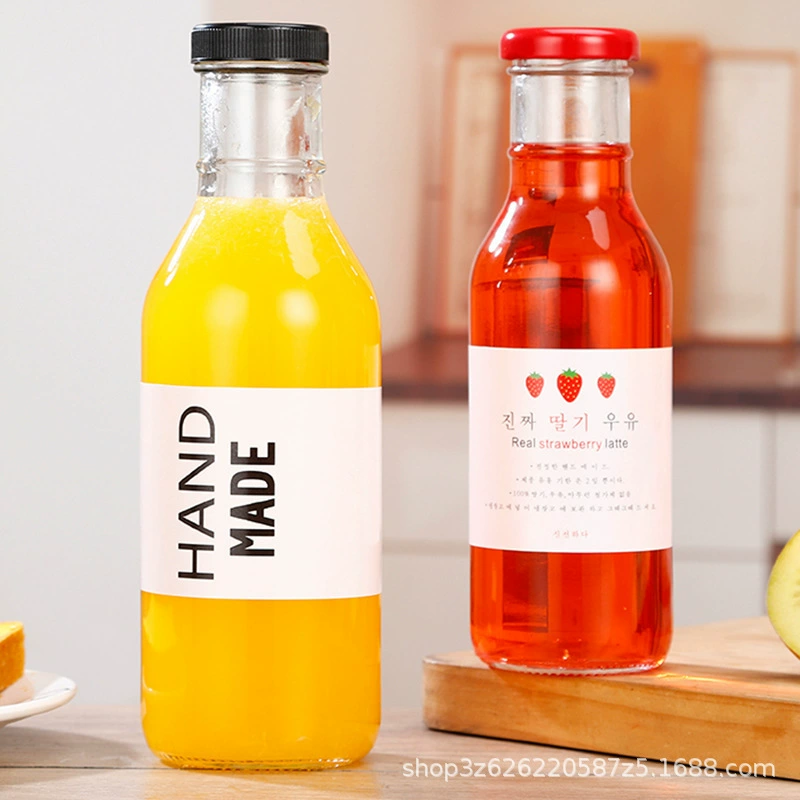 Стеклянная Облепиха Капучино Портативная бутылка для сока Прозрачная Герметичная Бутылка для чая с молоком Кофейная бутылка Характеристики бутылки для напитков