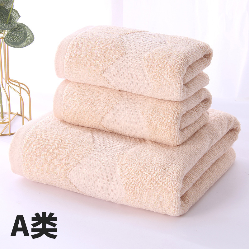 Toallas de baño de algodón puro tipo A toalla de baño grande al por mayor toalla de algodón de dos piezas engrosada suave absorbente hotel bordado para el hogar