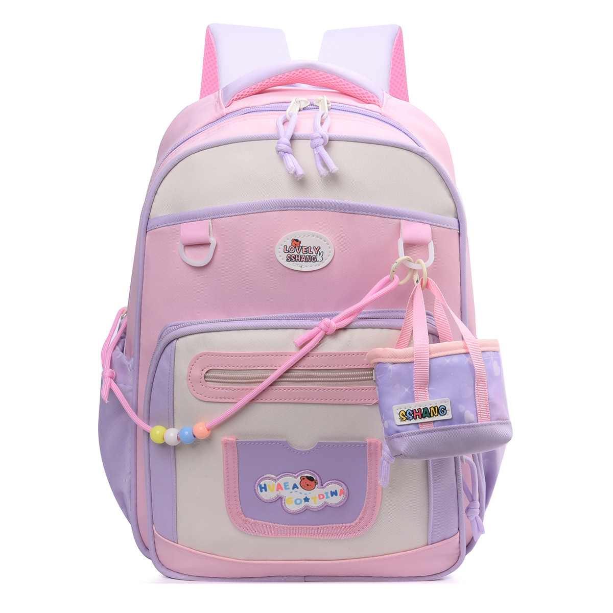 Mochila coreana de alto valor para niños y niñas, mochila escolar de gran capacidad 2026 nueva moda de mochila infantil
