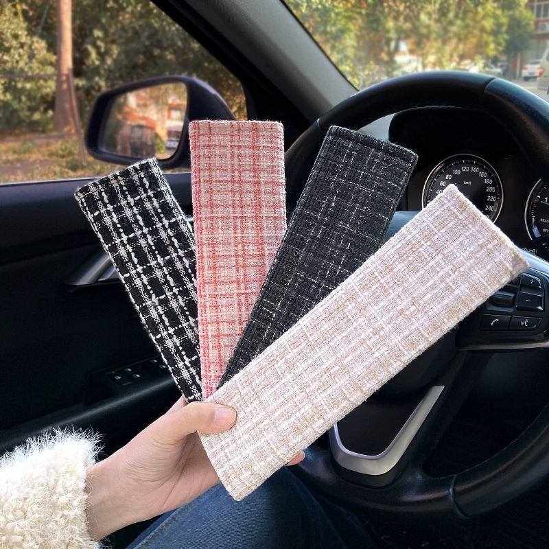 Автомобильные принадлежности плюшевые защитные плечи ремни безопасности плечевые защитные ремни чехлы для защиты шеи чехлы для украшения автомобиля осень-зима