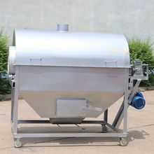 滚筒式黄豆玉米100斤炒货机 卧式滚筒花生板栗炒货机 滚筒翻炒机