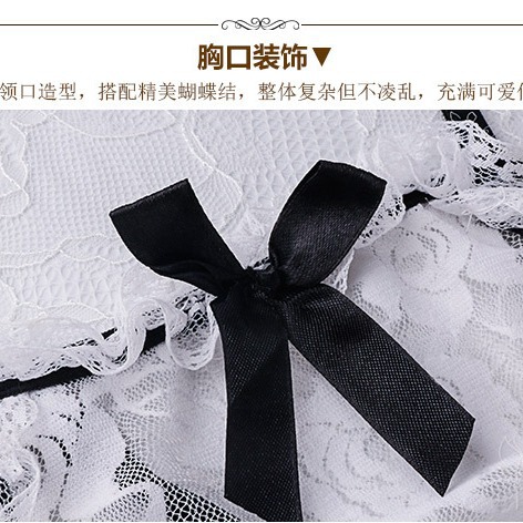 Sexy lencería sexy traje uniforme de mucama Super coqueta transparente encaje pijamas pasión seductora ropa para las mujeres