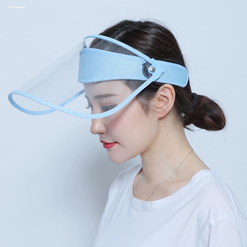 炒菜面罩防油烟全脸防护做饭防油烧菜面具煮饭防油溅帽子