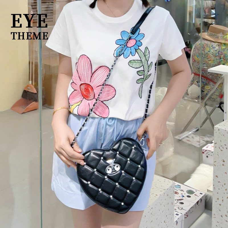 Bolso de mujer bordado estilo diamante perla noble bolso de dama cadena estilo bolso de cinturón 2774 #