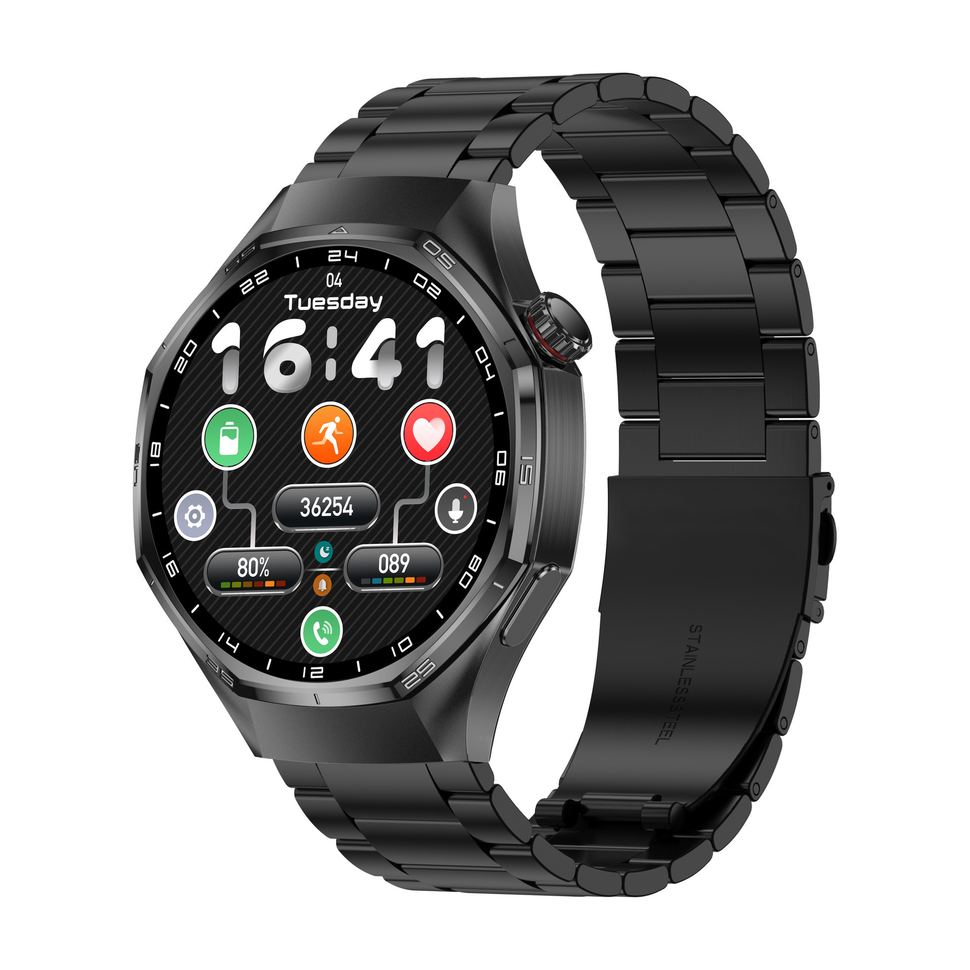 Watch6 Max Smartwatch Full Touchscreen Bluetooth Calling Heart Rate Blood Oxygen Monitoring Sedentary Reminders 1.5 Inch_voghion.com