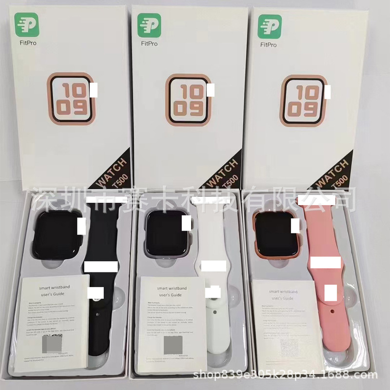 Cross-border Foreign Trade T500 Smart Bluetooth Call Watch Heart Rate Monitoring Pedometer Watch Factory