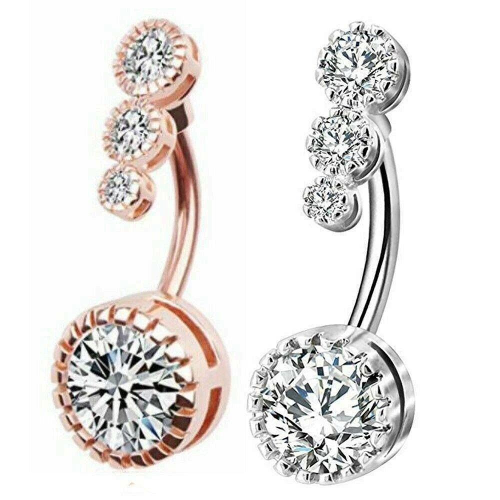 Belly button piercing, zirconium, (Cross-border trading), wholesale