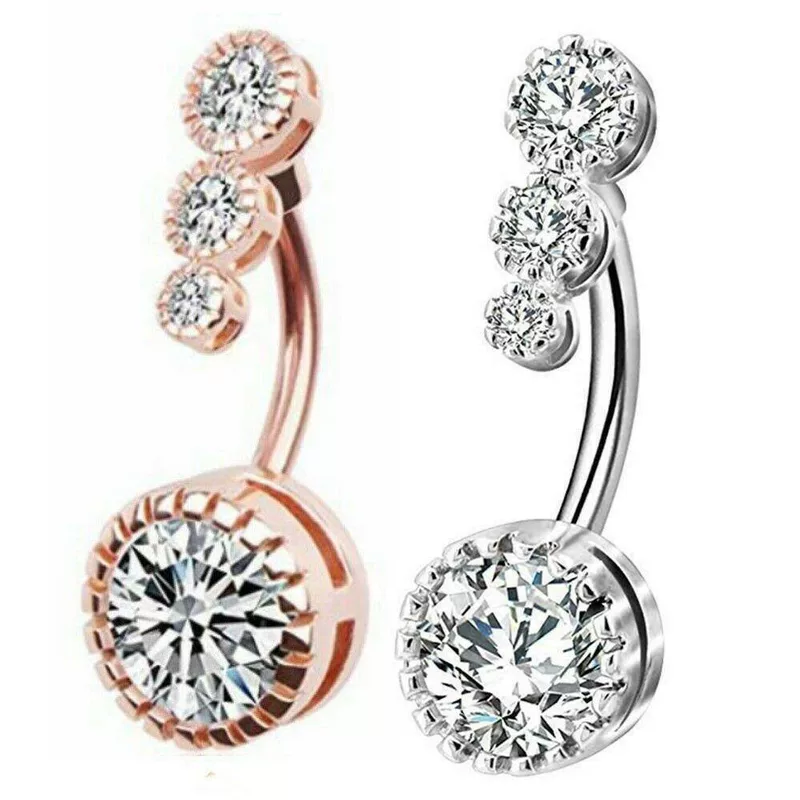 Belly button piercing, zirconium, (Cross-border trading), wholesale