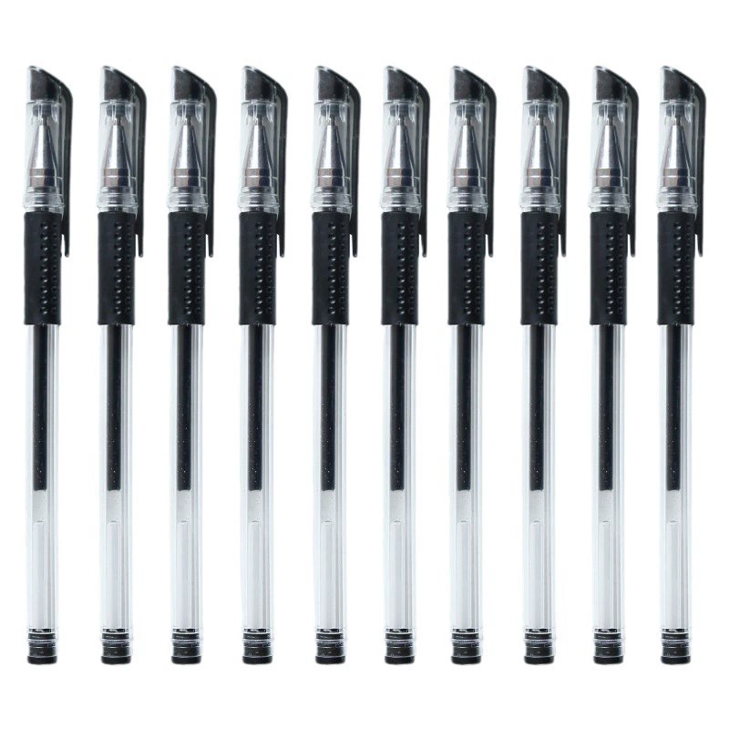 Black rollerball pen, multicoloured bullet for students