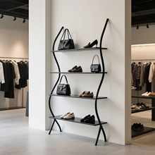 服装店展示架橱窗装饰摆件鞋店鞋架包包摆放展架陈列架子金属架