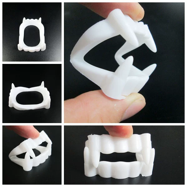Zombie Vampire Halloween Props Trick Toys False Teeth Tiger Brackets COSPLAY Props