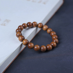 India's Old Mountain Sandalwood Bracelet Black Meat Old Material Sandalwood Beads Rosary Beads Old Mountain Sandalwood Play Men's and Women's Bracelets