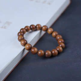 印度老山檀香手串黑肉老料檀香佛珠念珠老山檀文玩男女手链