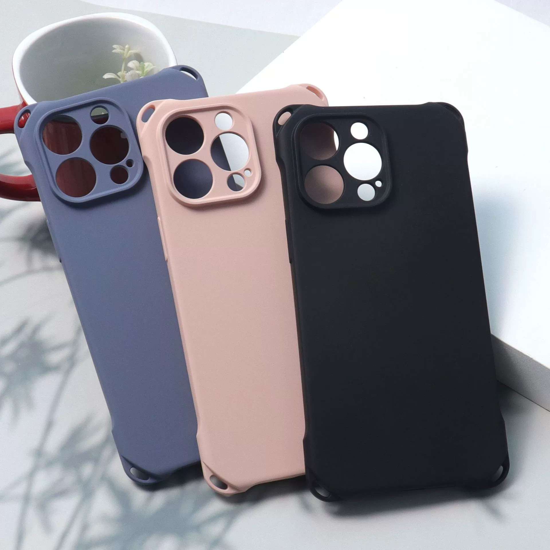 Apple, силиконовые защитные уголки, iPhone 17, чехол для телефона, совместимый защитный чехол, защита от падения, 17 Pro Max