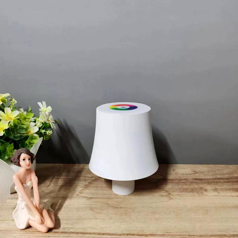 작은 허리 병 램프-RGB-알루미늄 화이트