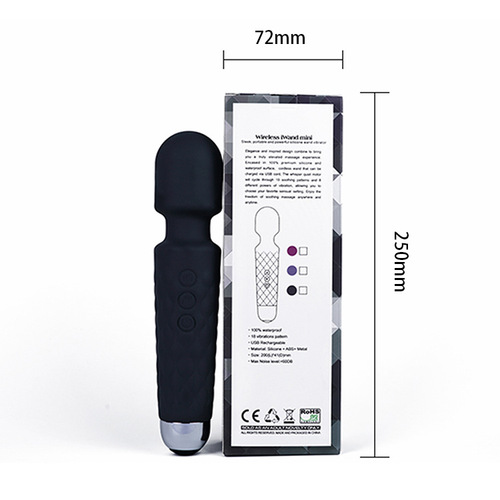 Foreign trade 20-channel knight AV vibrator second-wave female masturbation device strong vibration vibrator adult sex toy
