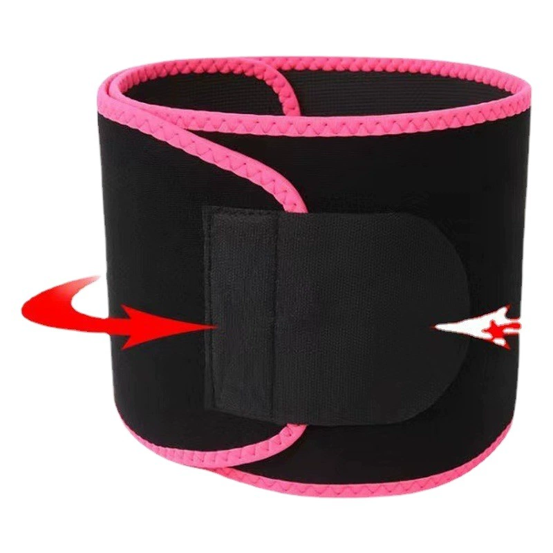 Спортивный пояс для похудения, формирующий брюшной пресс, сжигающий жир, потный пояс для фитнеса, Женский брюшной формирующий беговой тренировочный завод