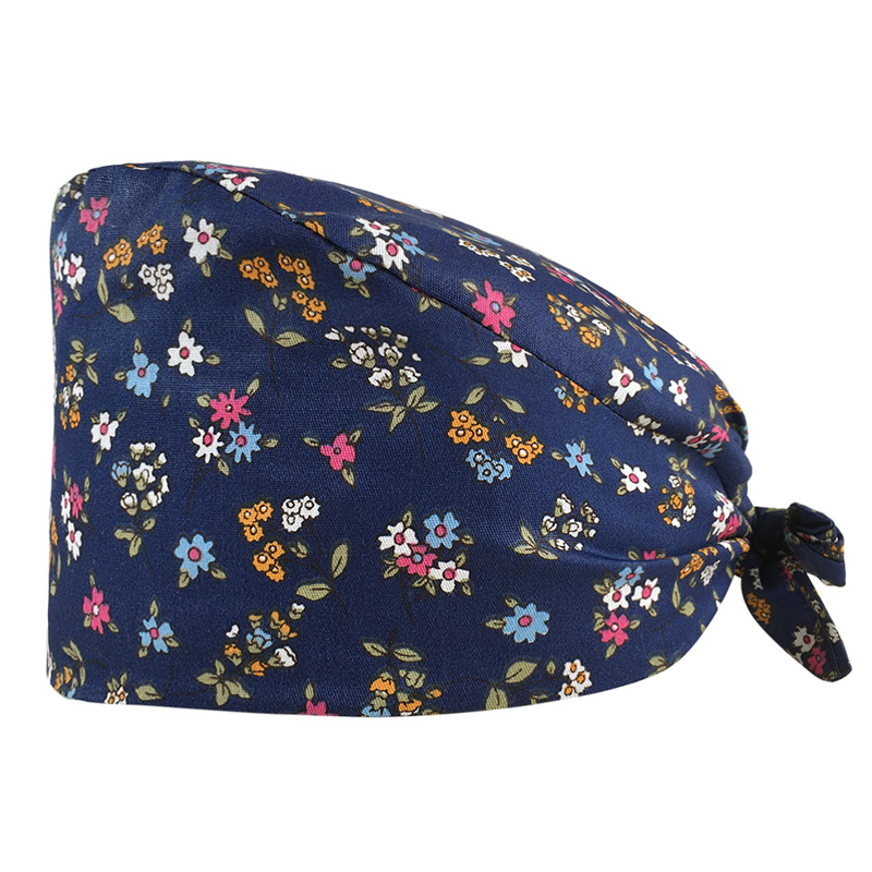 Quirófano sombrero hembra enfermera sombrero confinamiento flor tapa dental oral Clínica Médico lindo trabajo oral tapa