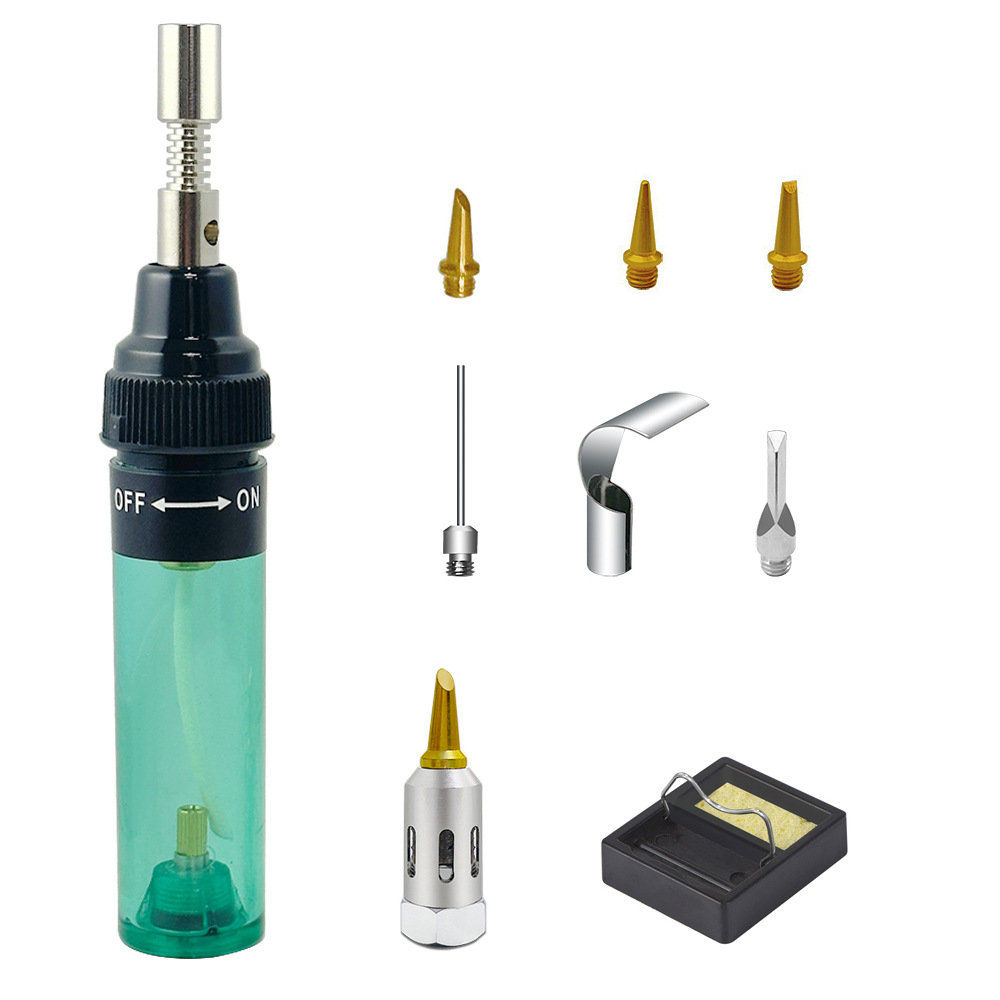 Pluma tipo GAS soldador portátil tipo pluma gas 3-en-1 gas soldador multifuncional gas soldador pistola de soldadura