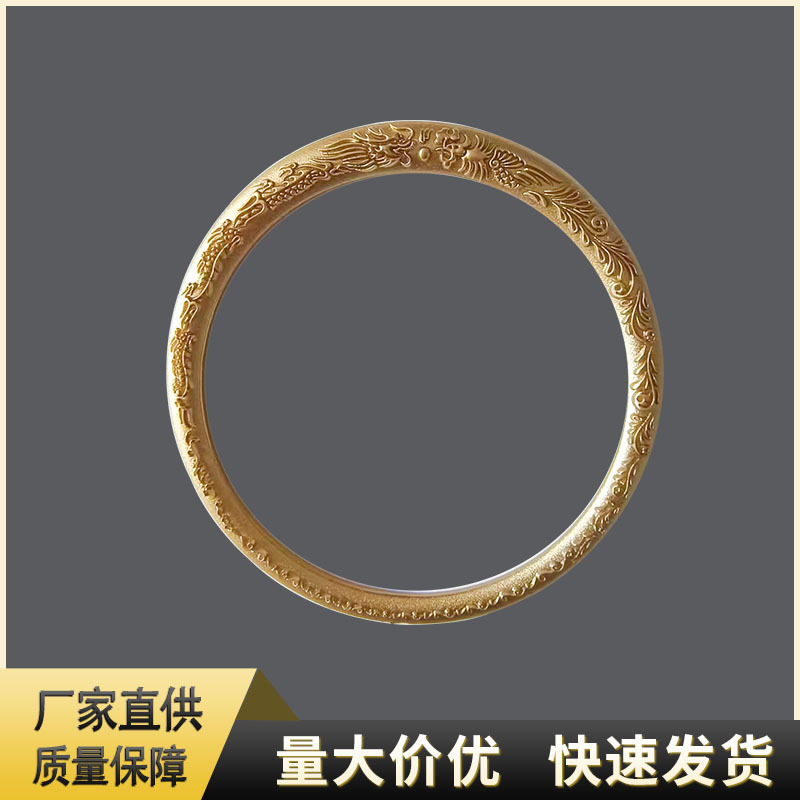 厂家直销礼盒标牌装饰标贴龙凤圆标茶叶礼盒金属塑料浮雕高档标贴