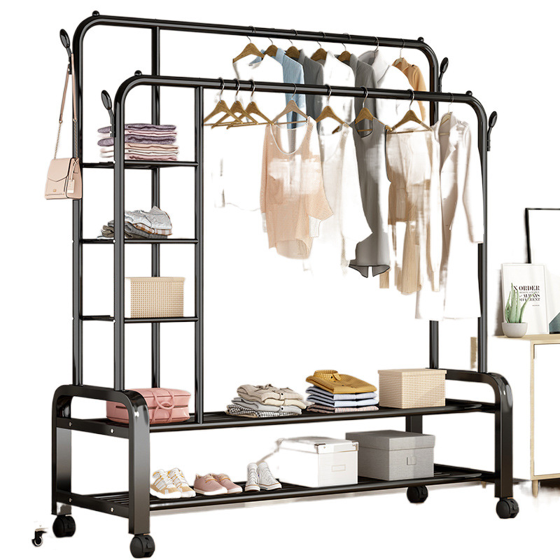 percha de ropa piso mayorista percha de ropa interior percha de ropa simple percha de sombrero para ropa de dormitorio casero gabinete de estante de almacenamiento