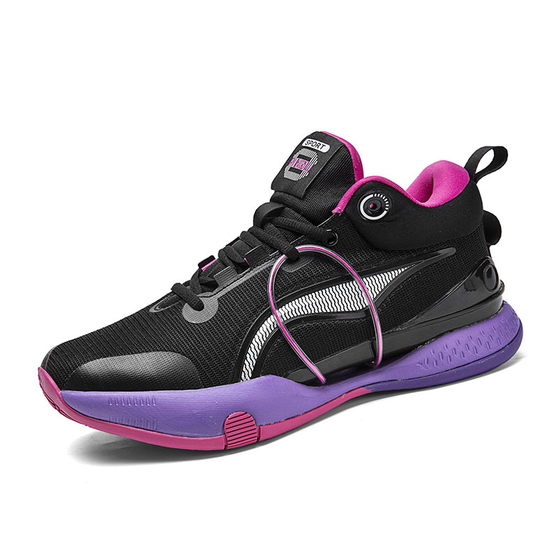 Flash 8 zapatos de baloncesto masculino y femenino respirables antideslizantes desgaste entrenamiento de estudiantes zapatos de baloncesto zapatos deportivos juveniles