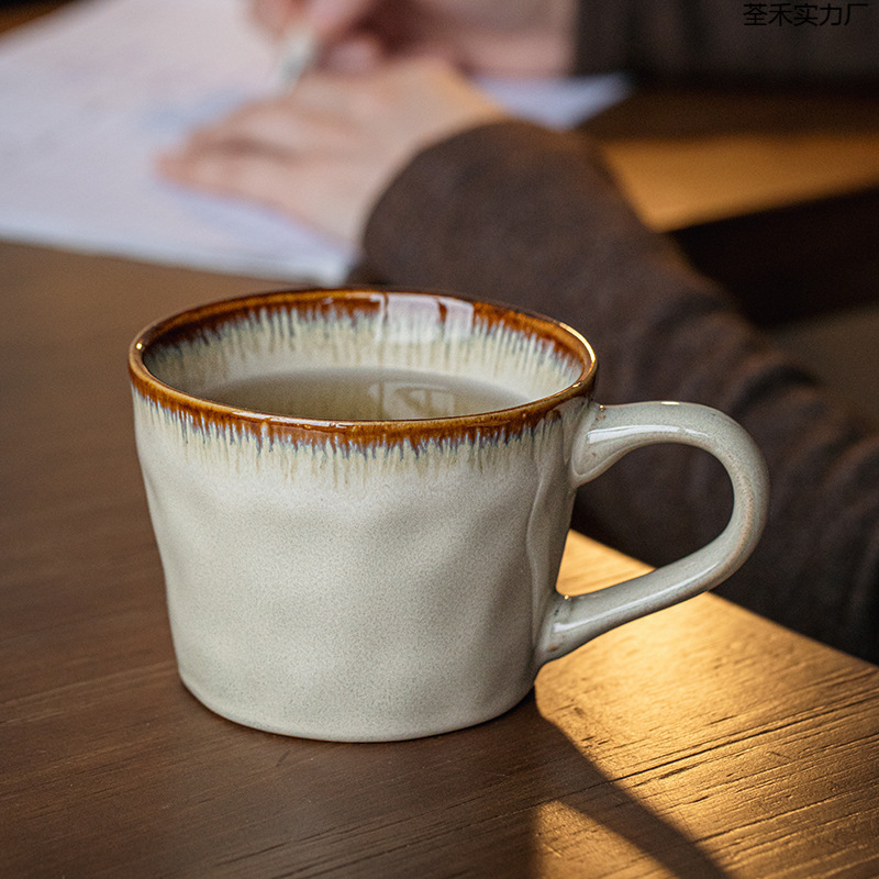 漂亮杯子水纹马克杯陶瓷牛奶杯个性咖啡杯情人节礼物|undefined