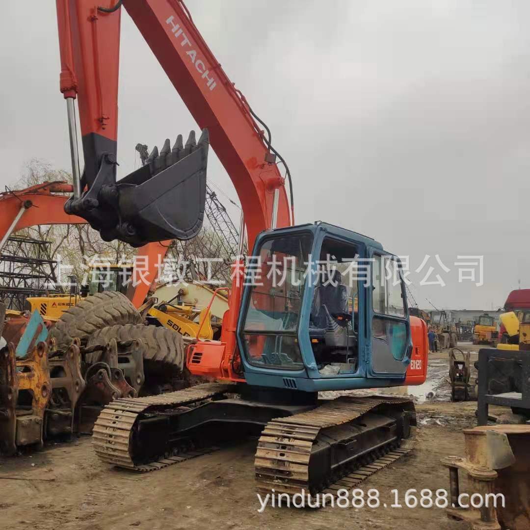 挖掘机Hitachi二手日立EX120  EX200  EX220钩机12吨土方机