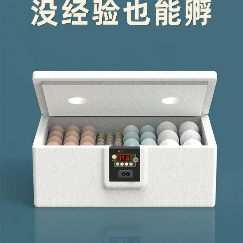Инкубатор Небольшой водяной кровати Рудинг куриный инкубатор Домашний автоматический инкубатор умный курица, утка, гусиная инкубатор