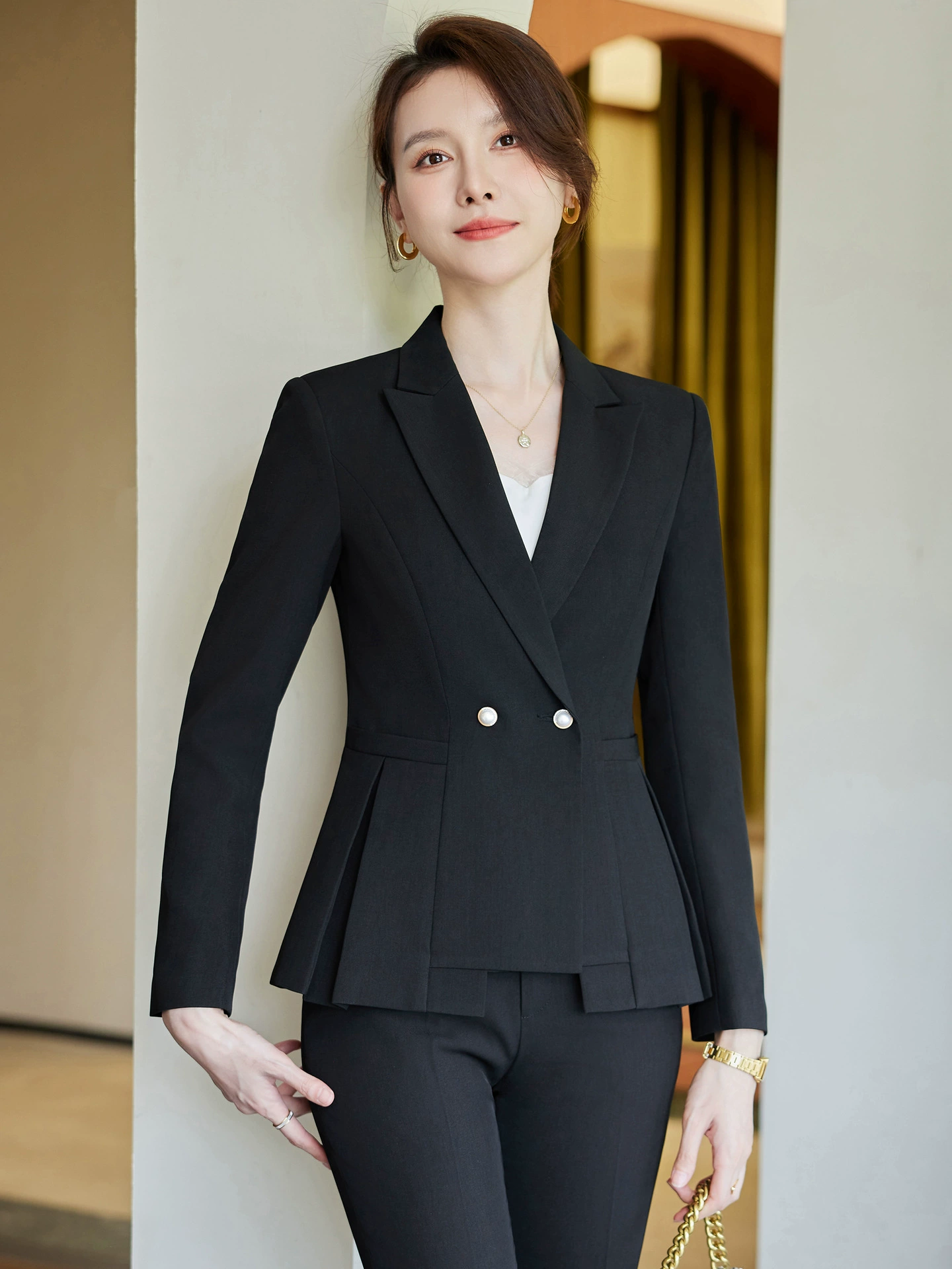 Red classic suit jacket, long-sleeve, elite set, overall, wholesale