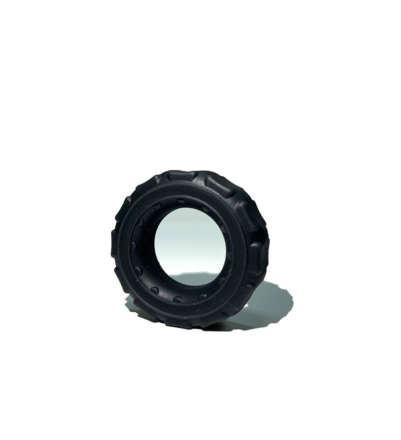 Liquid Silicone Lock Ring Sleeve, Dual Scrotum Binding Cock Ring for Men — detail image 2
