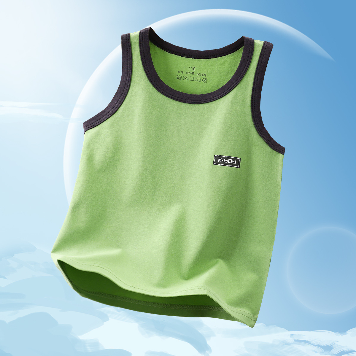 Conjunto de chaleco para niños Chaleco de algodón puro para jóvenes de mediana edad, chaleco para estudiantes, traje de chaleco sin mangas de verano para niños y niñas