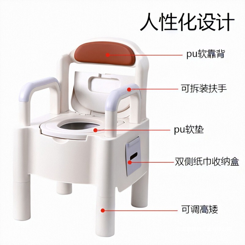 高齢者、妊婦、高齢者障害者用トイレ、移動式トイレ、家庭用屋内大人用トイレ椅子|undefined