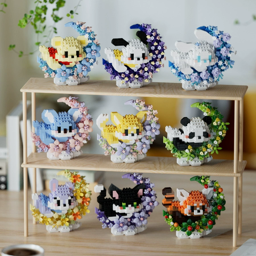 Cartoon constructor, toy, panda, Cinnamoroll