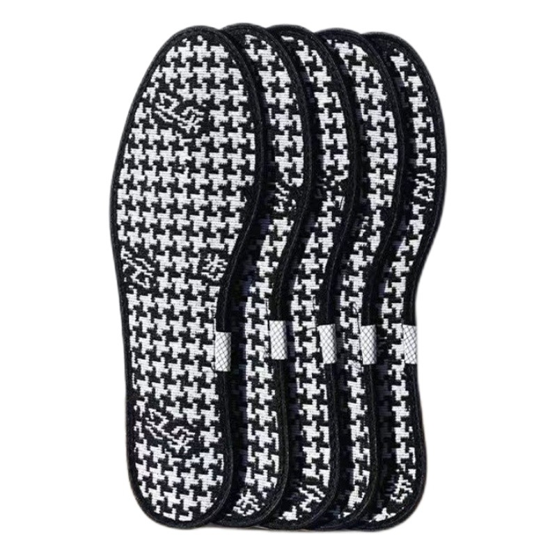 Buyun 1101 Deodorant and Fragrant Anti-Slip and Anti-Odor Insoles for Men and Women, Deodorant, Breathable, Sweat-Absorbent and Anti-Wrinkle Sports All-Season Insoles