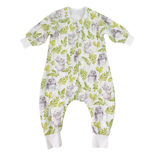 ins baby gauze sleeping bag one-piece pajamas Category A children's split-leg sleeping bag spring, autumn and summer baby anti-kick quilt four seasons