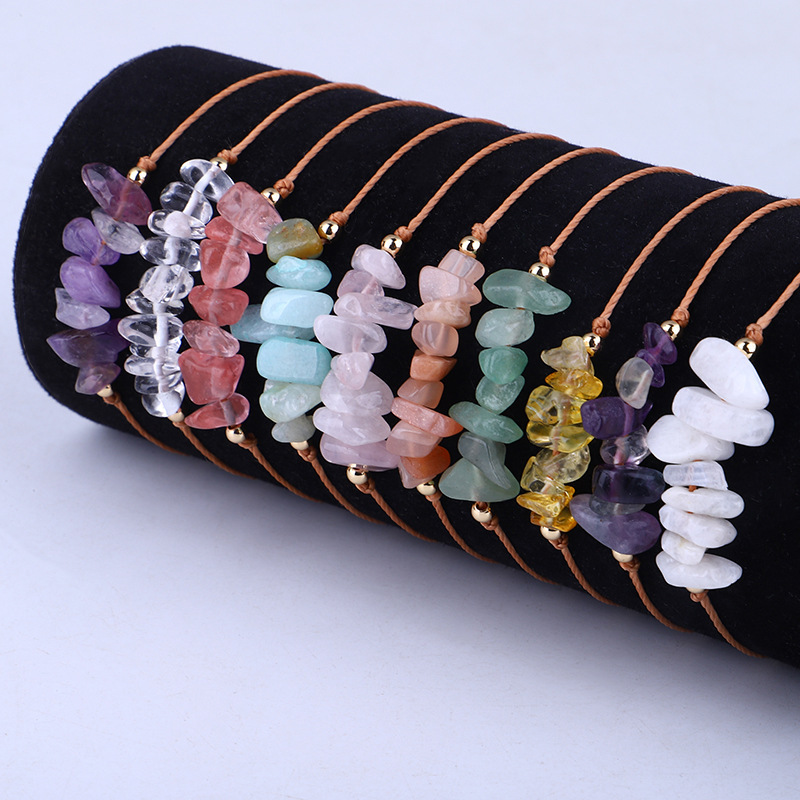 Pastoral Geometric Stone Rope Braid Women's Bracelets display picture 5