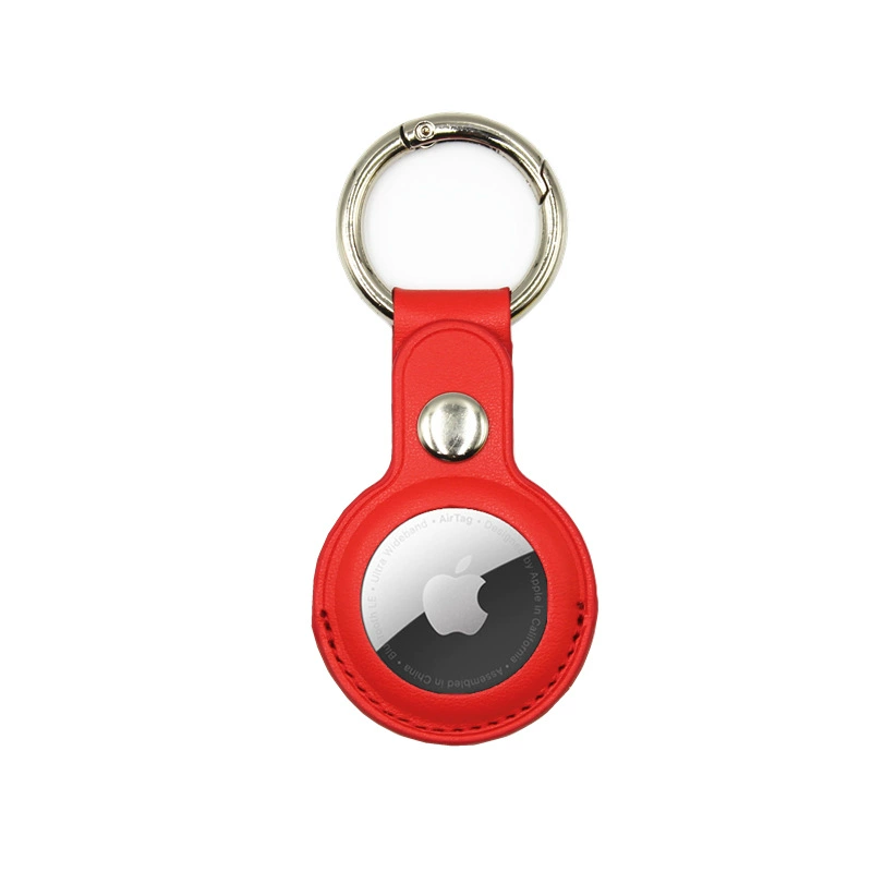[Совместимый с кожаным защитным чехлом AIRTAG Apple AIRTAGs, держатель-брелок, PU кожаный чехол на место]