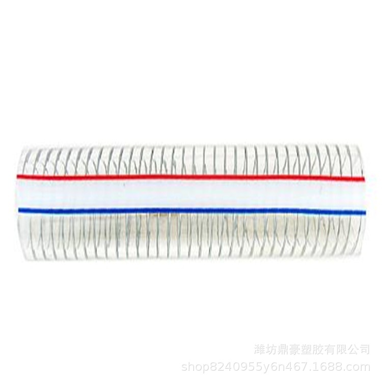 批发PVC钢丝软管透明耐低温防冻 耐磨抽水抽油塑料软管昌乐厂家