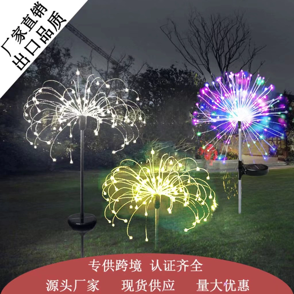 Солнечные светильники для газона в виде одуванчиков, светодиодные гирлянды для улицы, двора, сада, декоративные рождественские огни