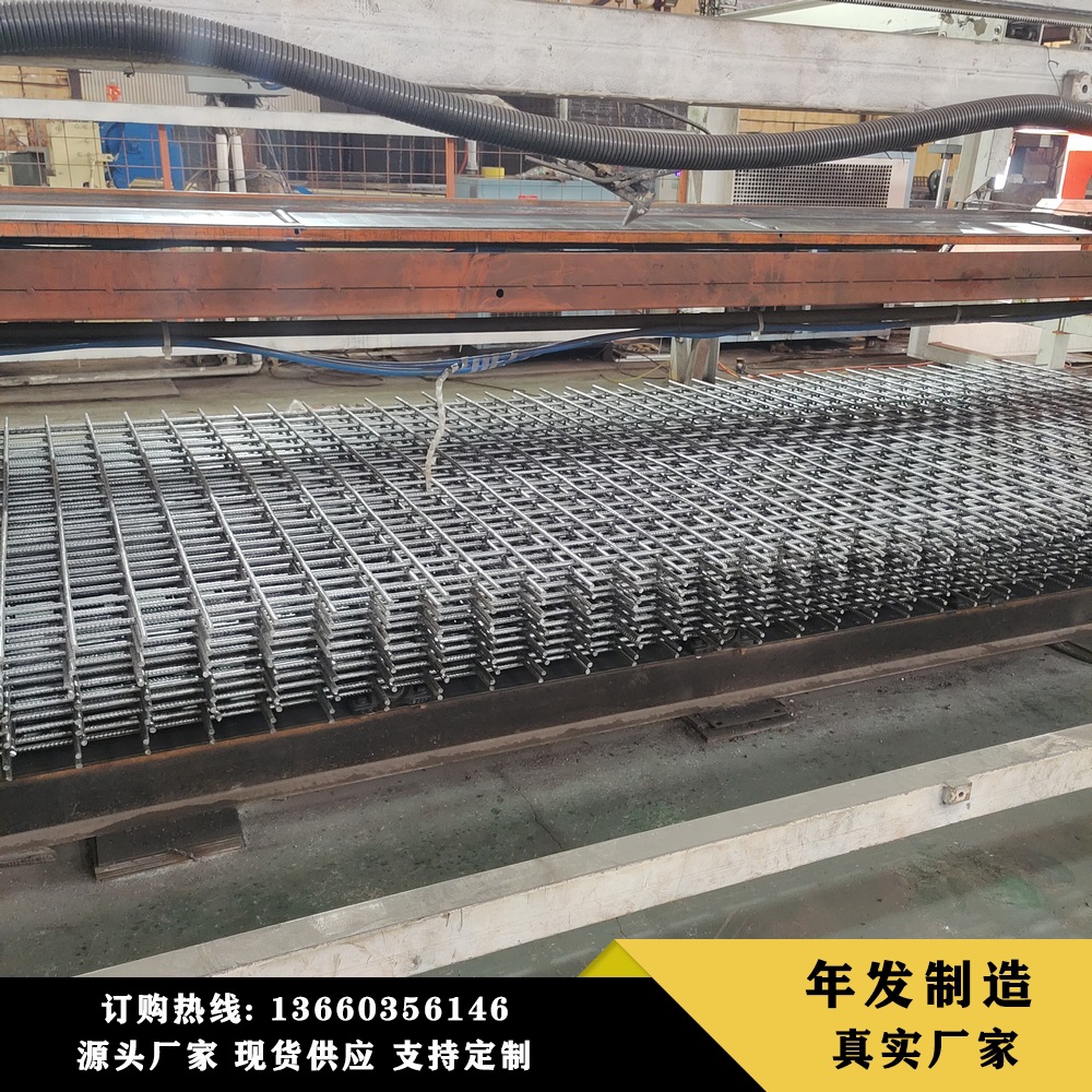 广州现货供应黑铁丝碰焊网 路基钢筋建筑铁丝网 地下地坪钢筋网片