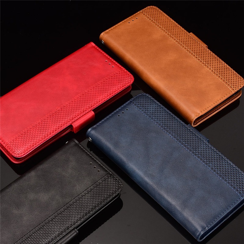 New for Lg Wing 5g Mobile Phone Leather Case Side Buckle Flip Protective Shell Lgwing Phone Cover Retro Wallet