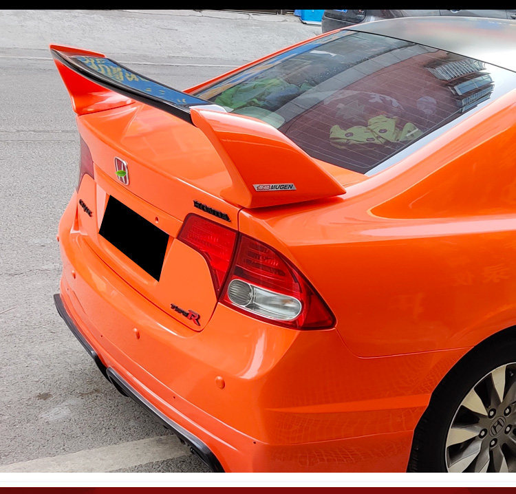 Suitable for Honda Eighth-Generation Civic Rear Wing, 8Th and 9.5Th Generation Civic, Civic Si Modified Fd2 Style High Spoiler