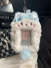 カードパック動物ぬいぐるみセット3インチ追星愛豆拍立得飯カードセット小カードかばんストラップ
