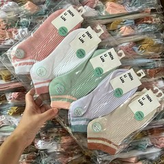 Wholesale spring and summer Zhuji socks, girls' short socks, Korean women's socks, boat socks, can be packaged independently, women's short cotton socks