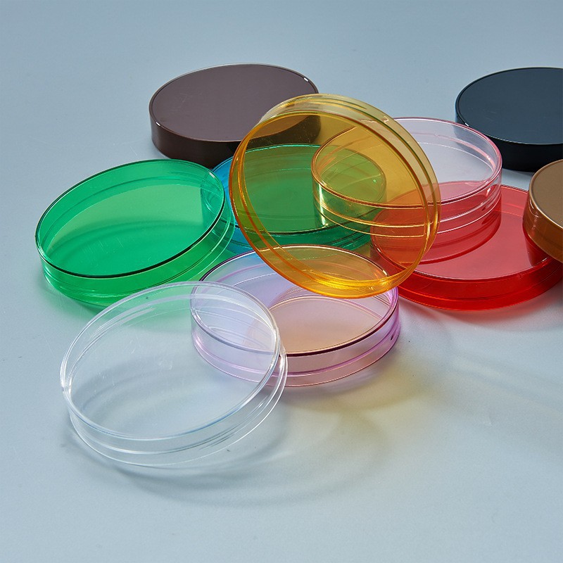 Mayorista cubierta de plástico todo tipo de calibre pet cristal espiral cubierta botella de plástico de boca ancha lata transparente de grado alimenticio sellado