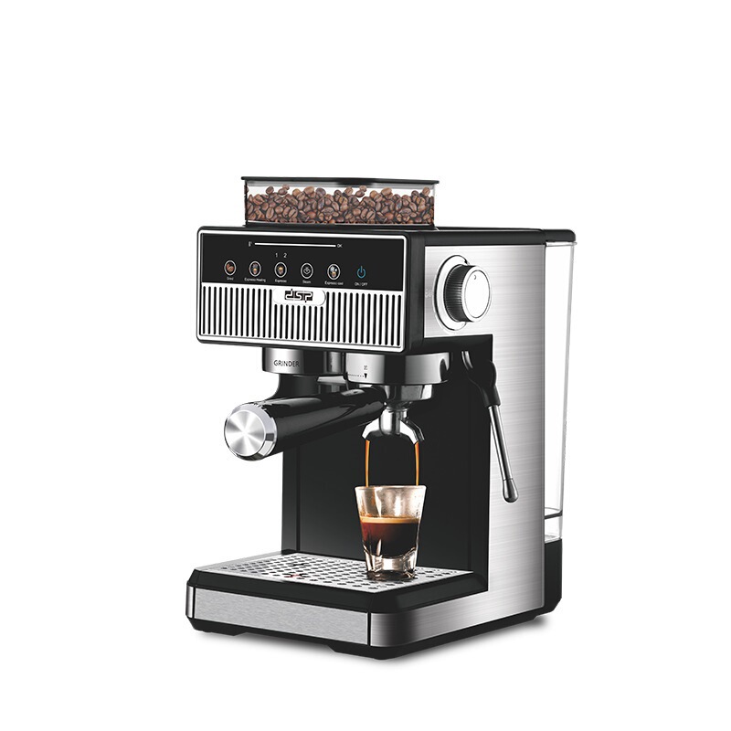 Cross-Border Supplier of Coffee Machines for Home Kitchens, Semi-Automatic Grinding and Brewing Machine, Italian Espresso and Milk Frothing Coffee Machine