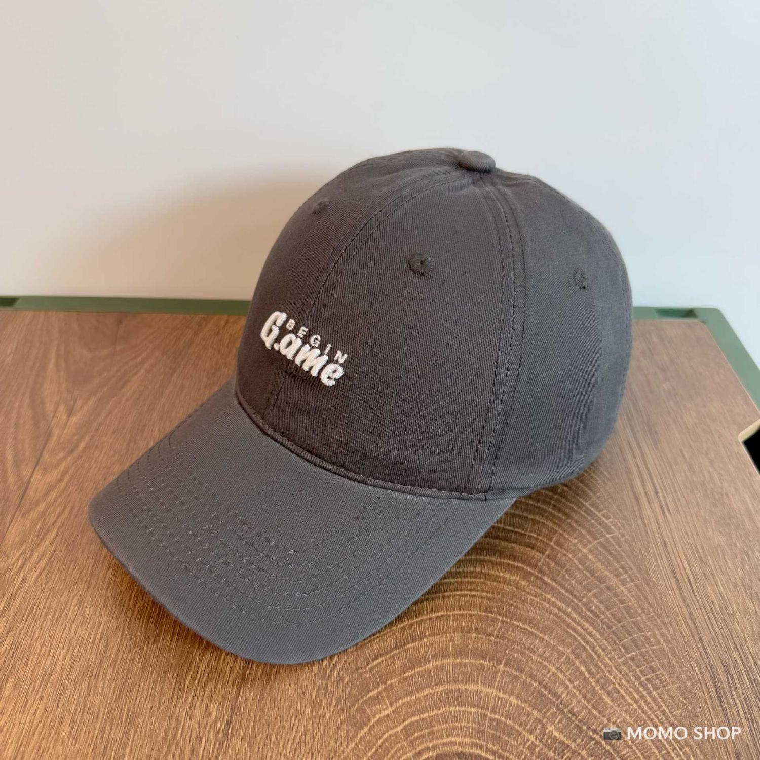 Nueva gorra de béisbol de algodón bordado GAME lavable con agua para hombres y mujeres de moda coreana versátil sombrero de boca de pato para mostrar la cara pequeña