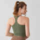 Sports Bra Women's Fixed Cup Running Vest Shock-Proof Push-Up Beautiful Back Fitness Sling Summer Top Yoga Wear Bra