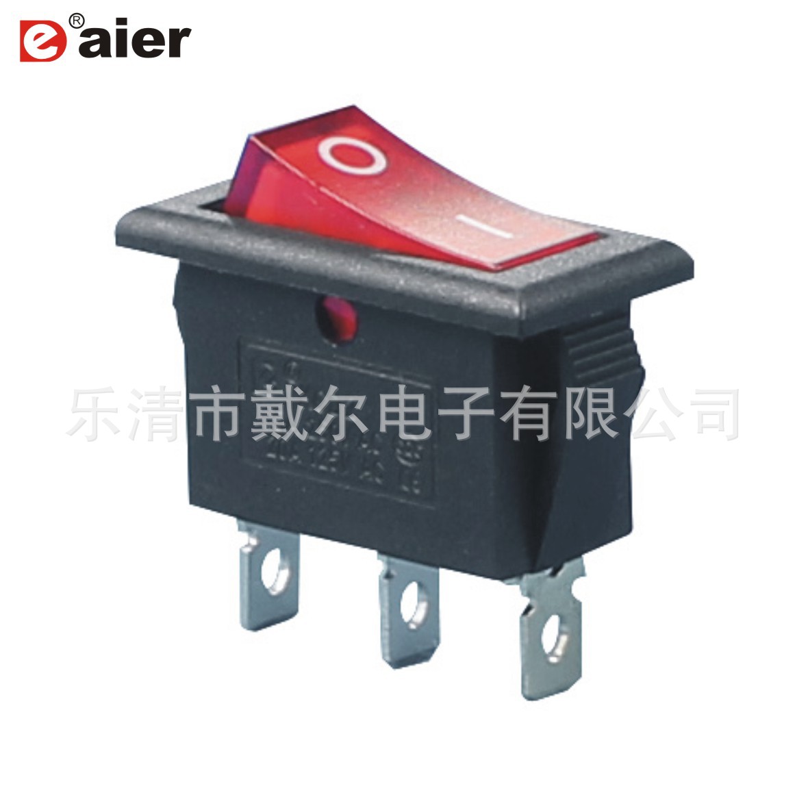 KCD3-3-101N 供应船型开关带LED 方形开关 带灯船型开关 三脚开关